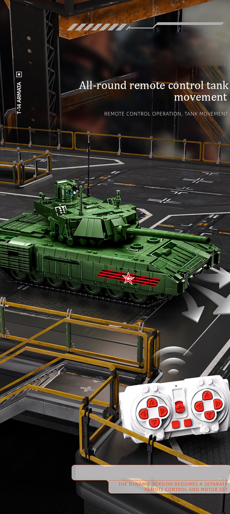 T-14 Armata Main Battle Tank - Building Set | Power Brickz