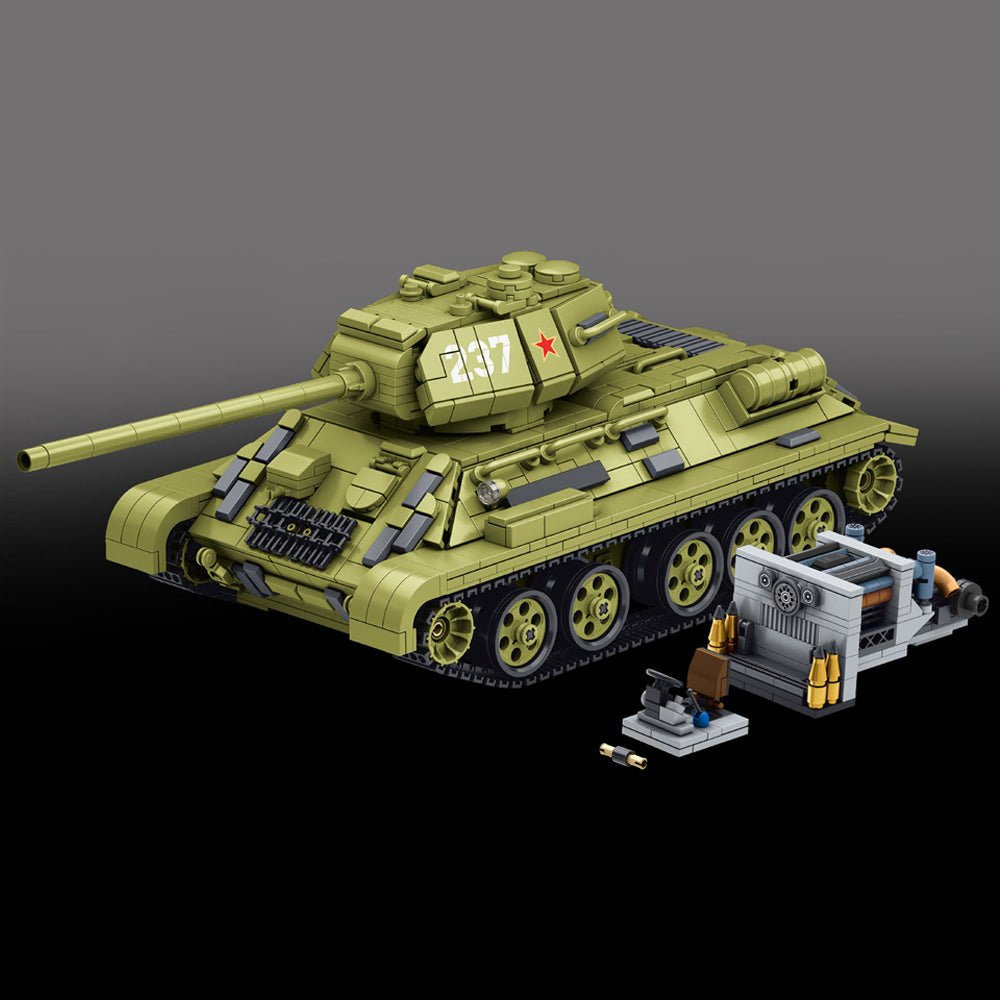 T-34 tank - Building Set | Power Brickz