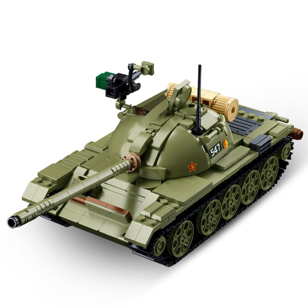 T54S Medium Tank - Building Set | Power Brickz