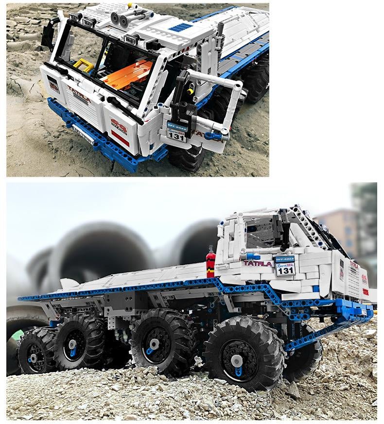 RC Heavy 8x8 Utility Truck - Building Blocks Set | Power Brickz