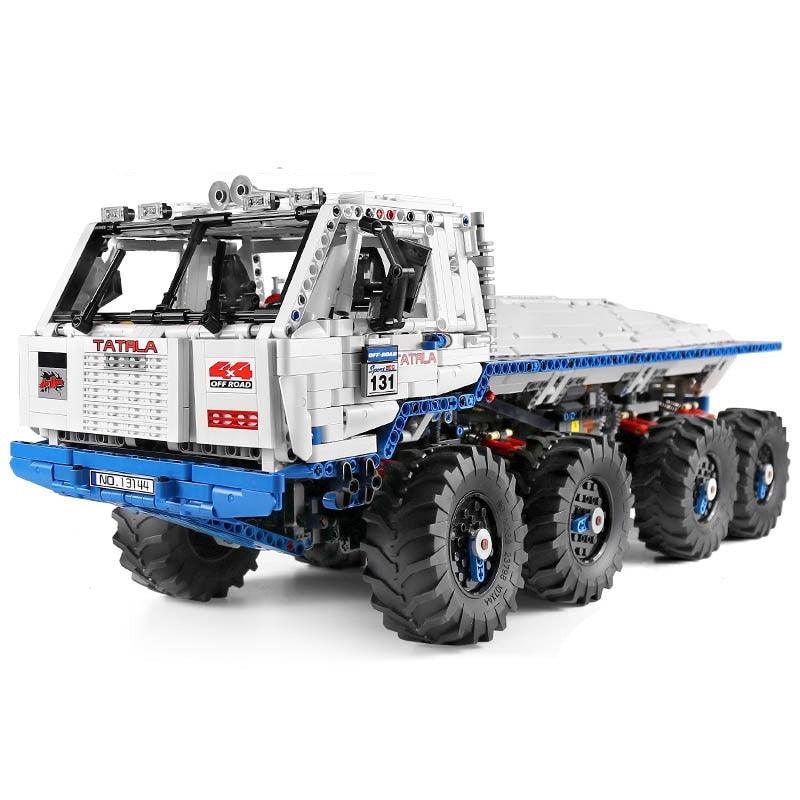 RC Heavy 8x8 Utility Truck - Building Blocks Set | Power Brickz