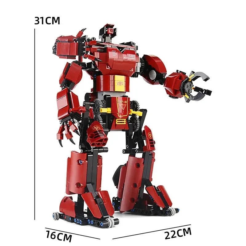 Tech RC Motorized Crimson Beast Robot Bricks Toy 15 | 038 | 636pcs - Power Brickz