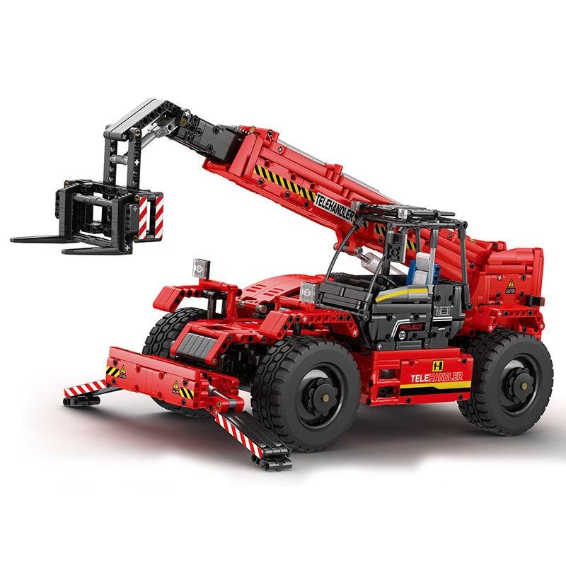 Telescopic Arm Forklift - Building Set | Power Brickz
