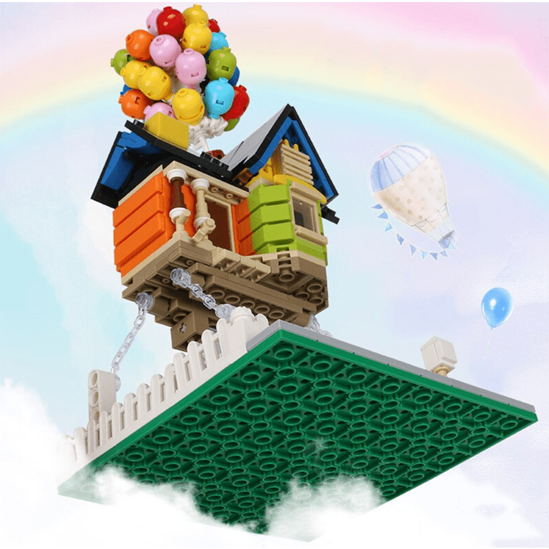 The "Balloon House" - Building Set | Power Brickz