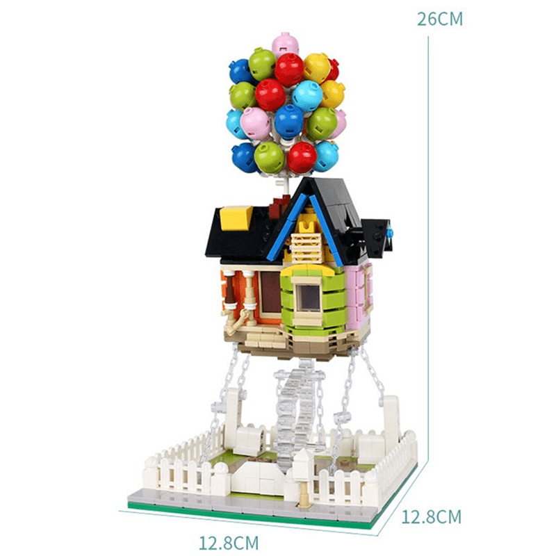 The "Balloon House" - Building Set | Power Brickz
