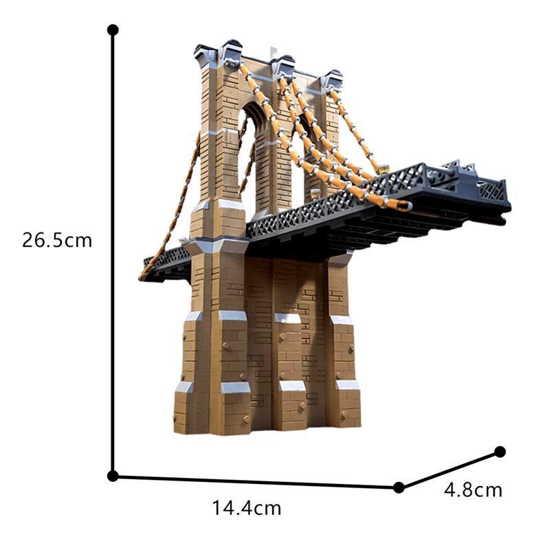 The Brooklyn Bridge - Building Set | Power Brickz