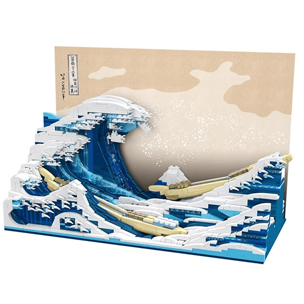 The Great Wave off Kanagawa - Building Set | Power Brickz