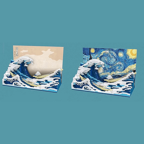 The Great Wave off Kanagawa - Building Set | Power Brickz