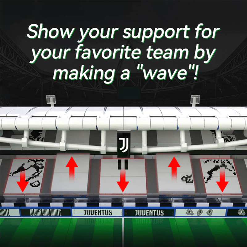 The Official Juventus Allianz Stadium - Building Set | Power Brickz