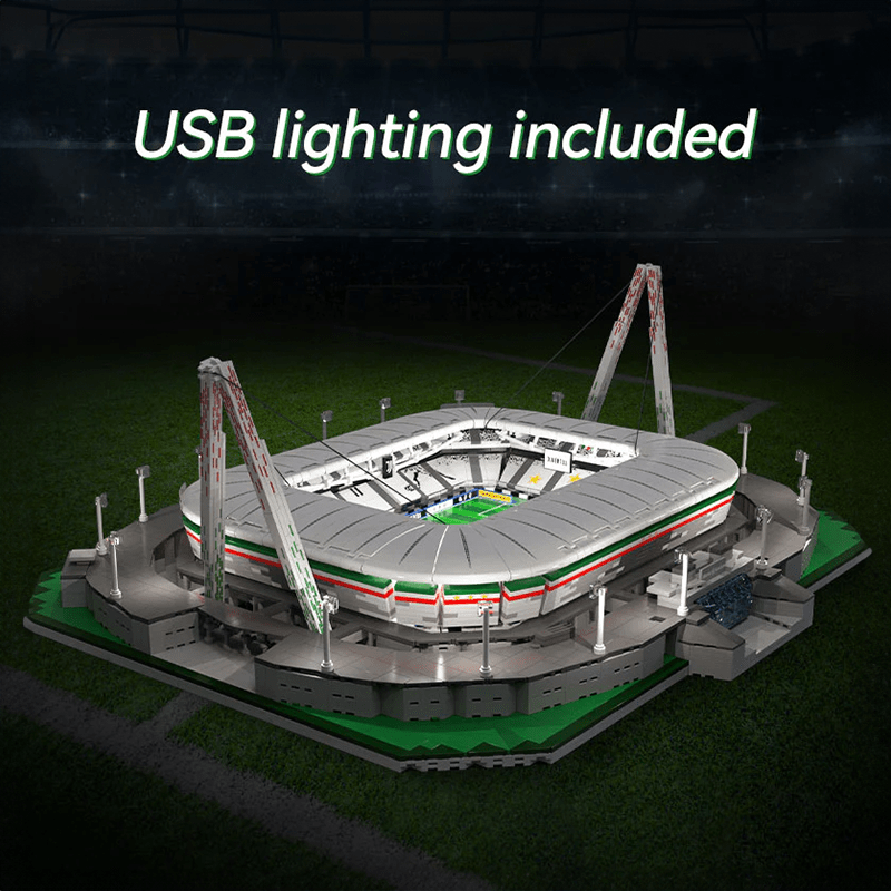 The Official Juventus Allianz Stadium - Building Set | Power Brickz