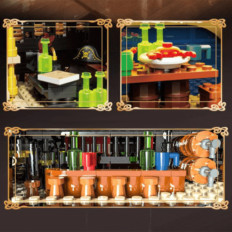 The Phantom Queens Ship - Building Set | Power Brickz