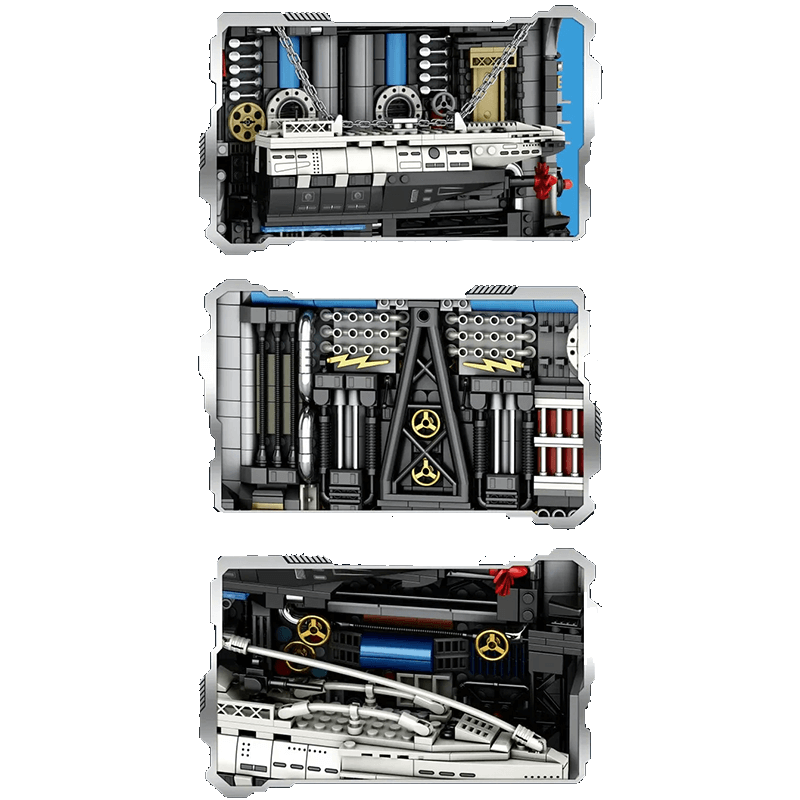 The Submarine Factory - Building Set | Power Brickz