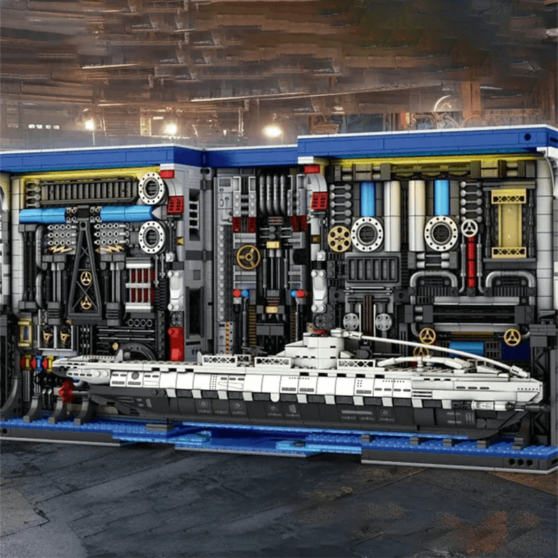 The Submarine Factory - Building Set | Power Brickz