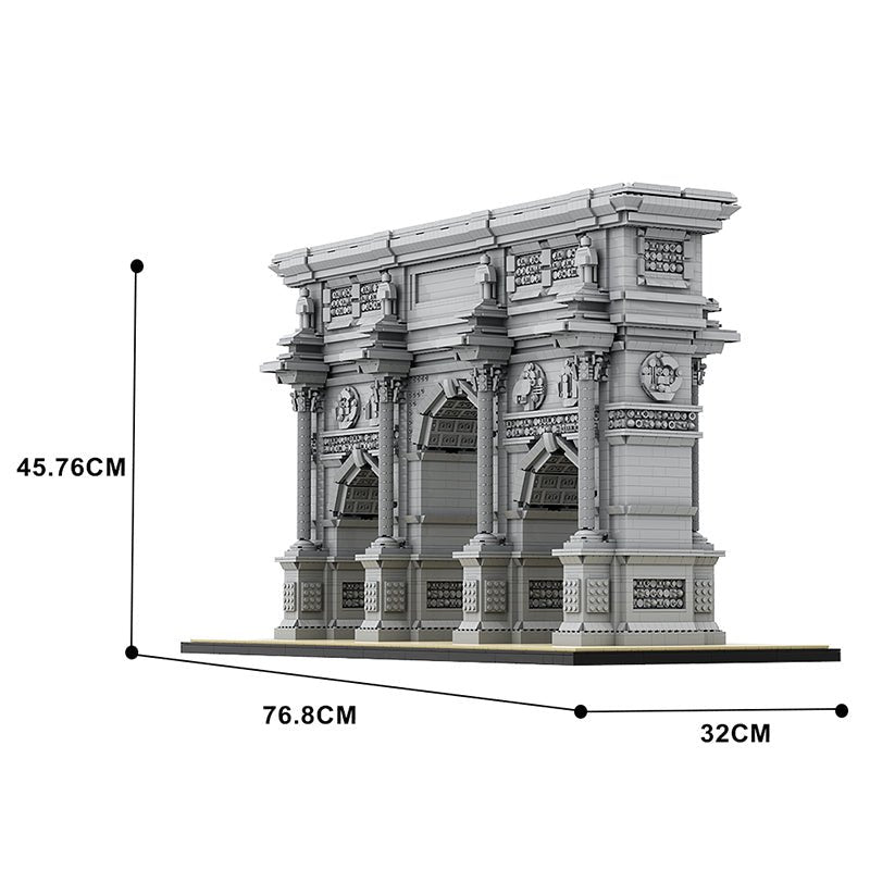 The Ultimate Arc de Triomphe du Carrousel - Building Set | Power Brickz