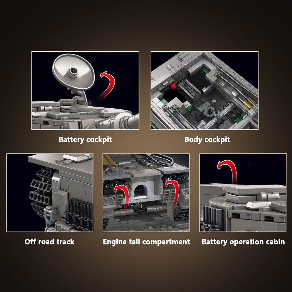 Tiger Heavy Tank - Building Set | Power Brickz