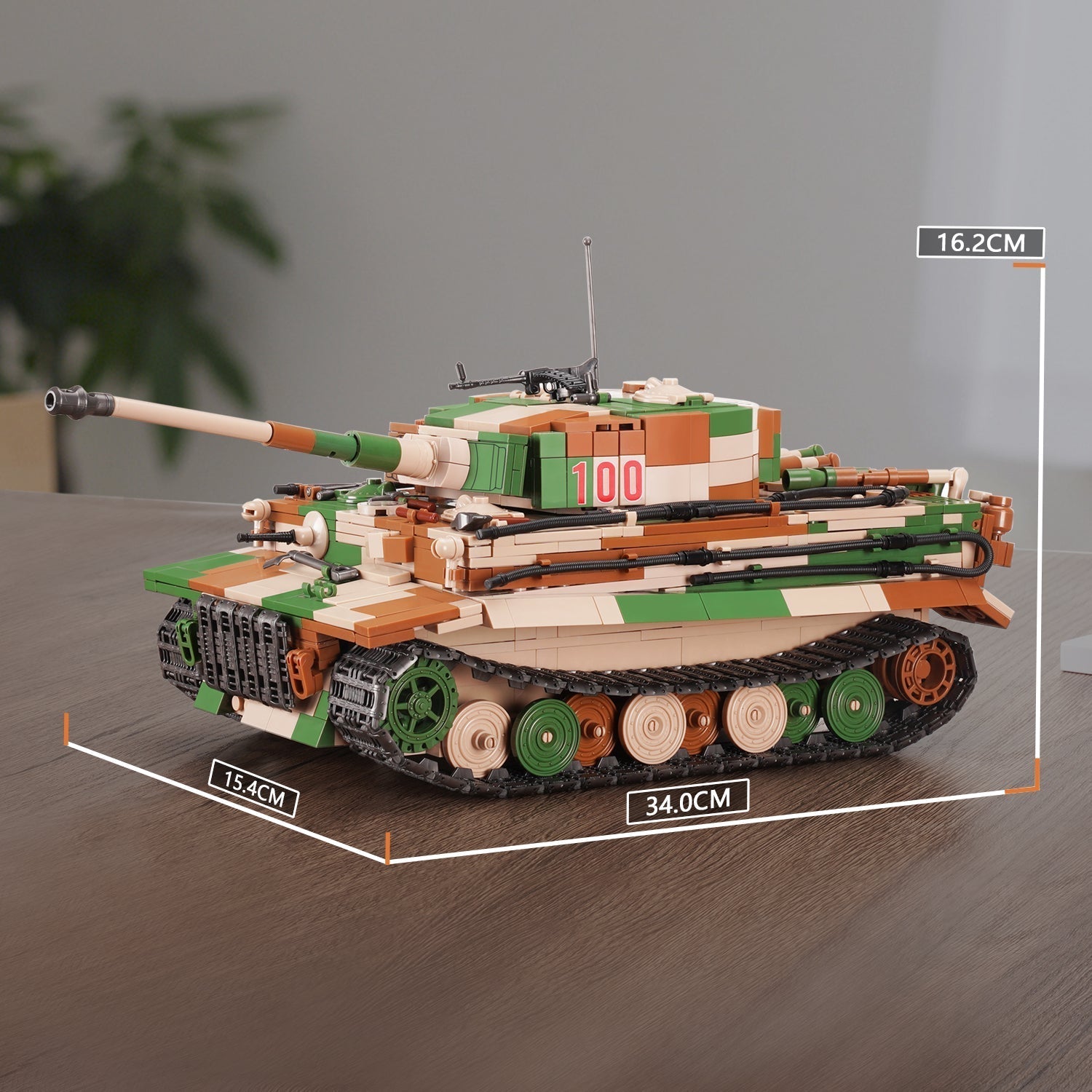 Tiger I Tank - Building Set | Power Brickz