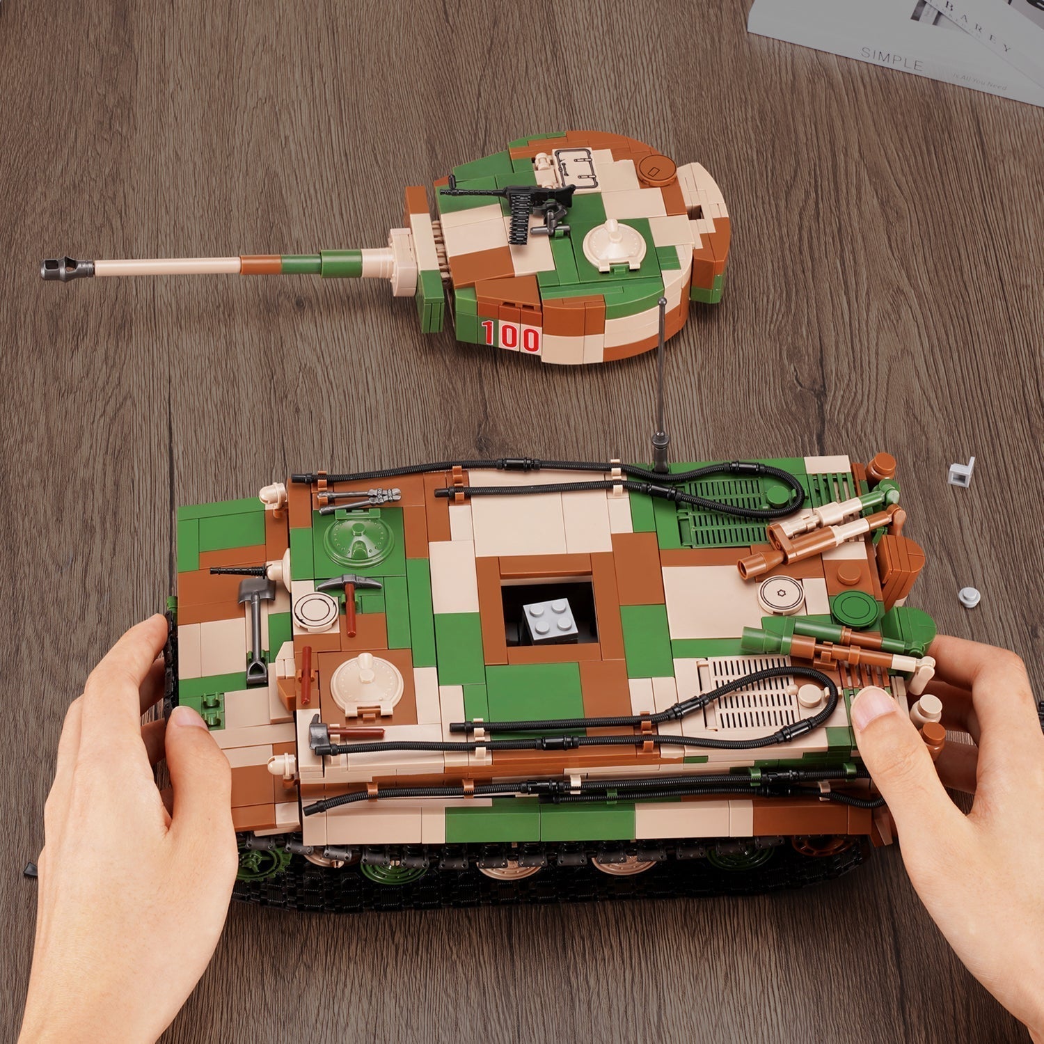 Tiger I Tank - Building Set | Power Brickz