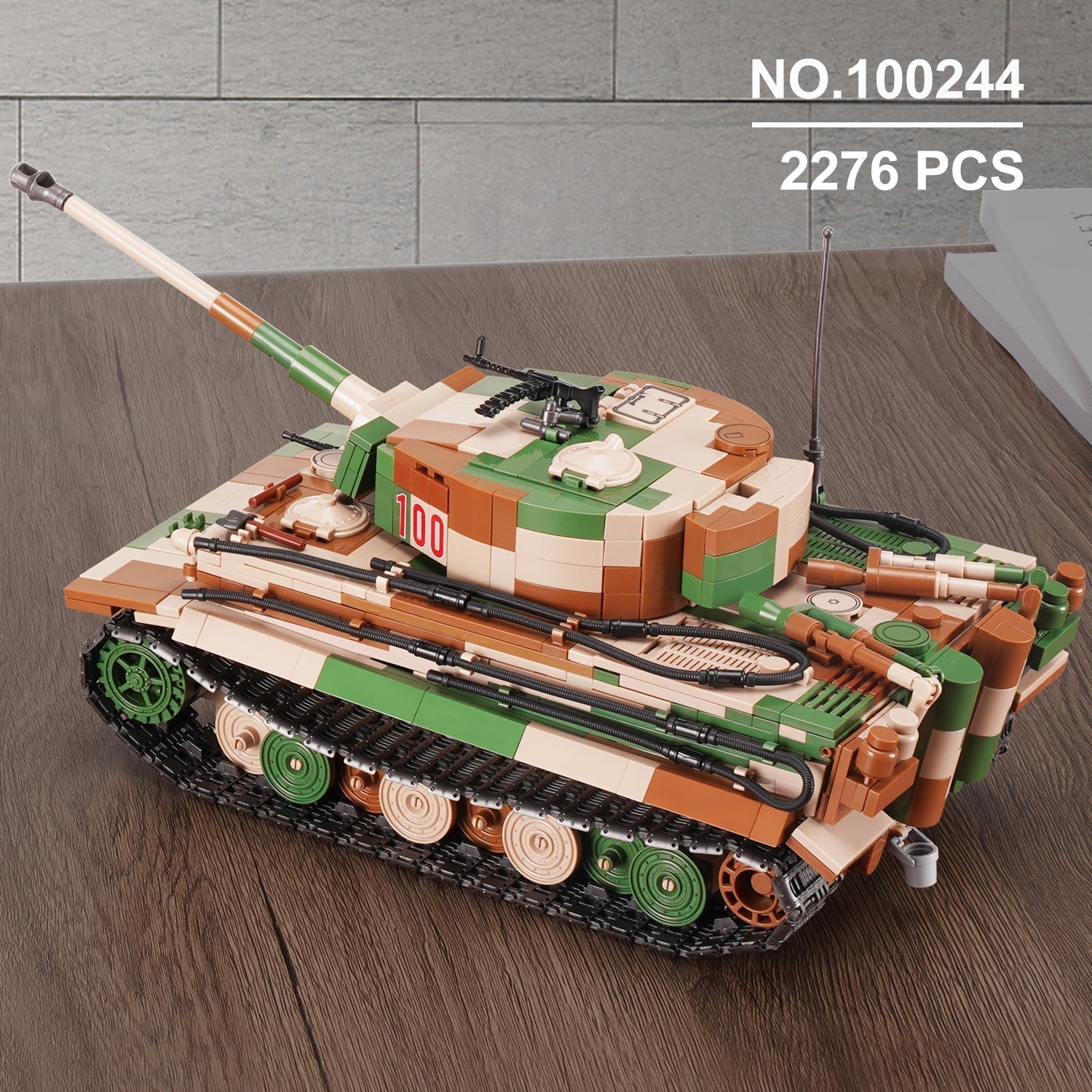 Tiger I Tank - Building Set | Power Brickz