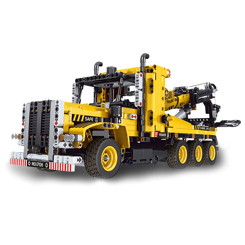 Heavy-Duty Tow Truck - Building Blocks Set | Power Brickz