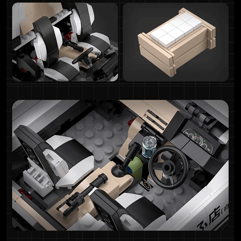 Toyota ATrueno JDM Drift - Building Blocks Set | Power Brickz