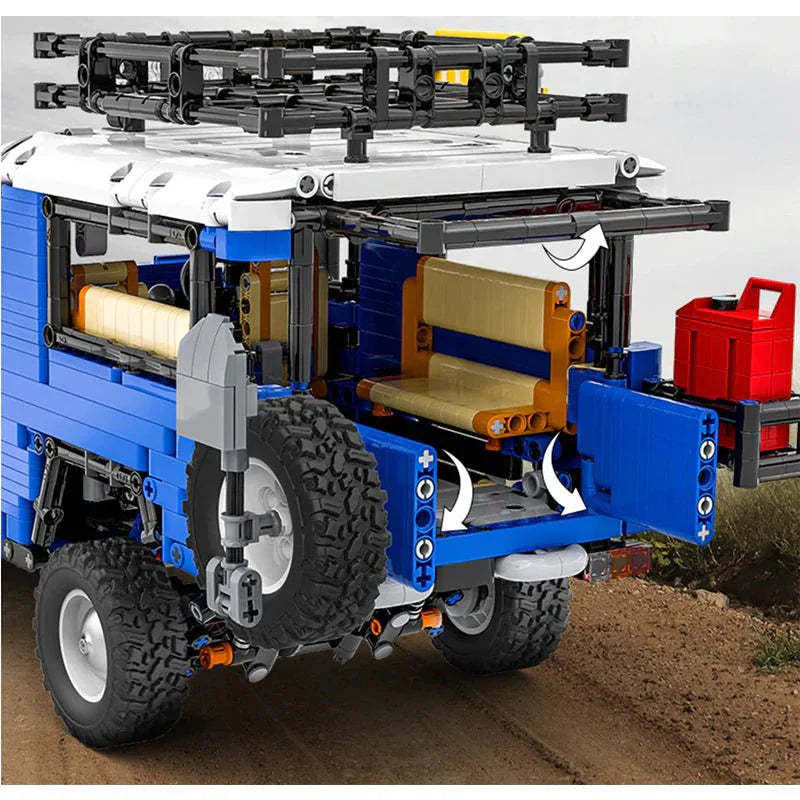 Classic Land Cruiser FJOff-Road 4x4 - Building Blocks Set | Power Brickz