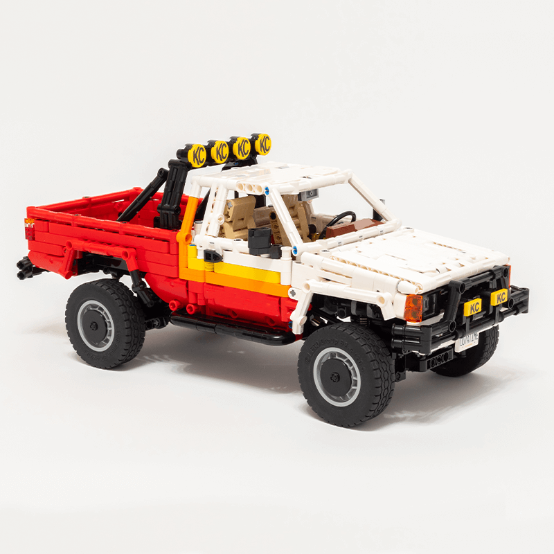 Racing Pickup Hilux SR5 Tribute Edition - Building Blocks Set | Power Brickz