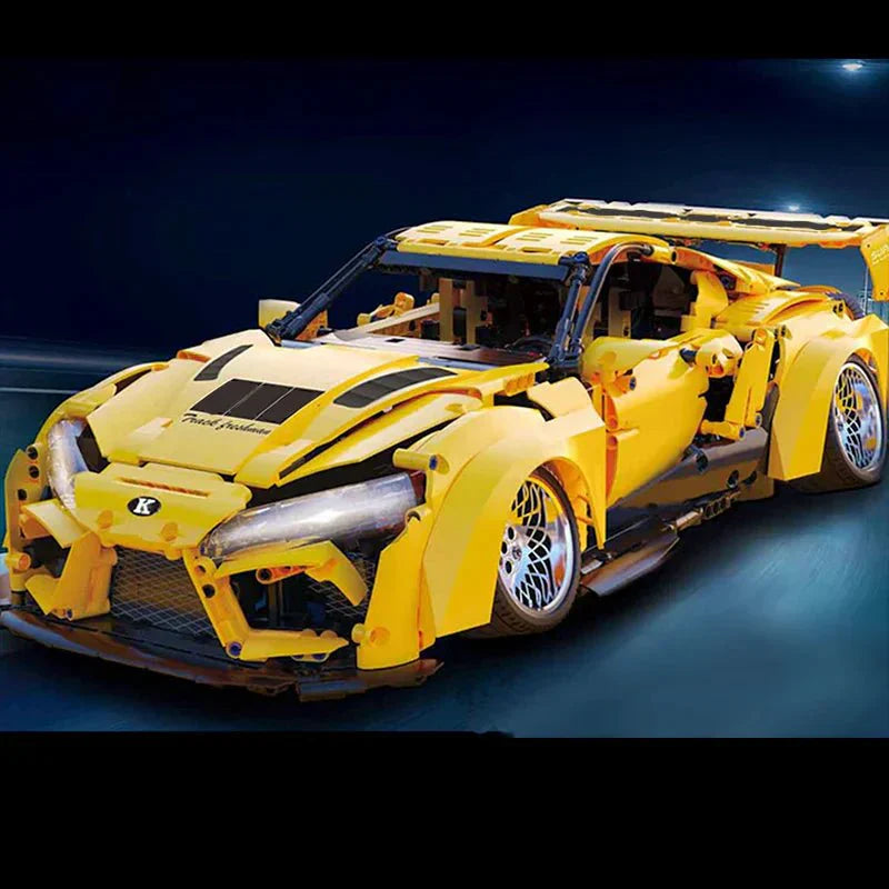 Stanced Supra 2JZ Turbo Sport Coupe - Building Blocks Set | Power Brickz