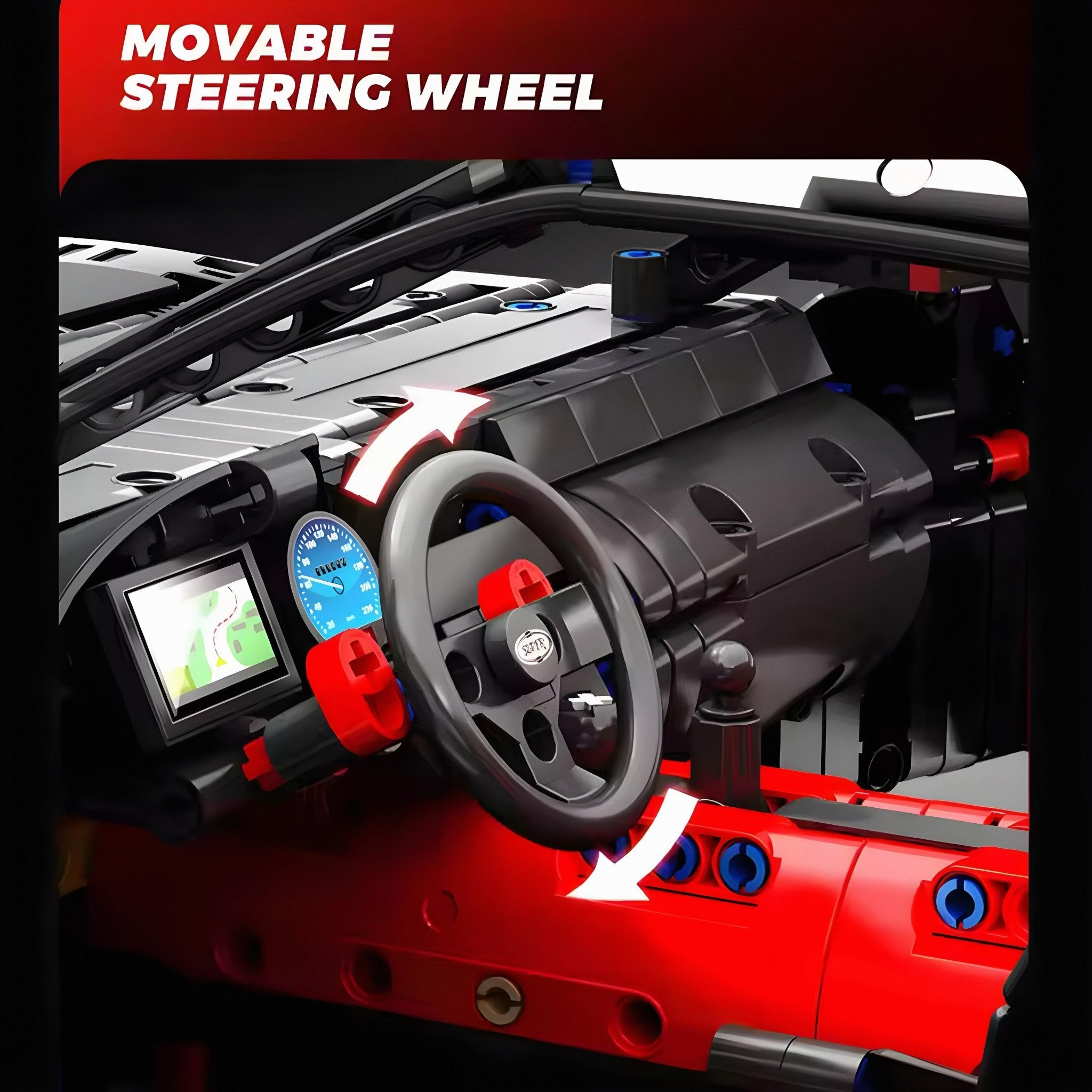 Widebody Supra JDM LBWK - Building Blocks Set | Power Brickz