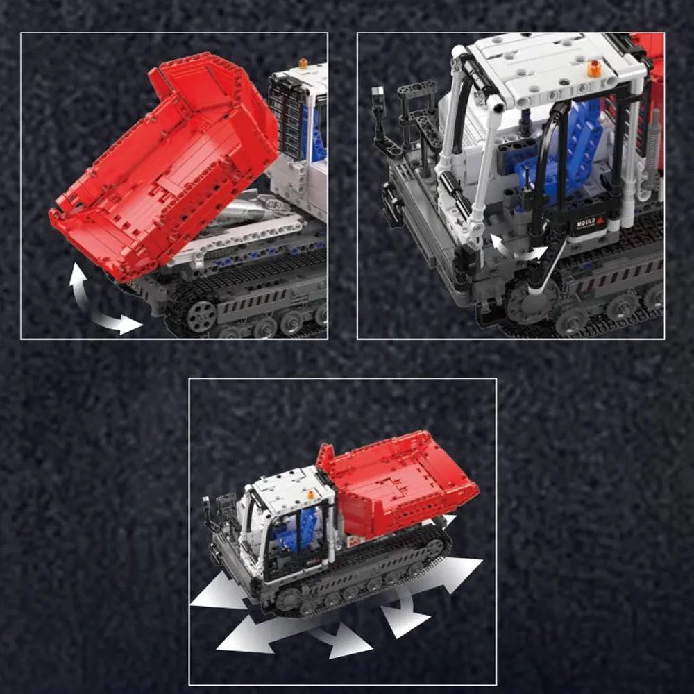 Tracked Dumper Hauler | 1105pcs - Power Brickz