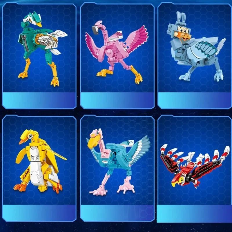Transformation Flying Birds Robot Sky Knight | 693pcs - Power Brickz