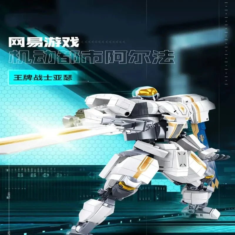 Transformed Super Mecha Arthur Robot Warrior Bricks Toy | 660pcs - Power Brickz