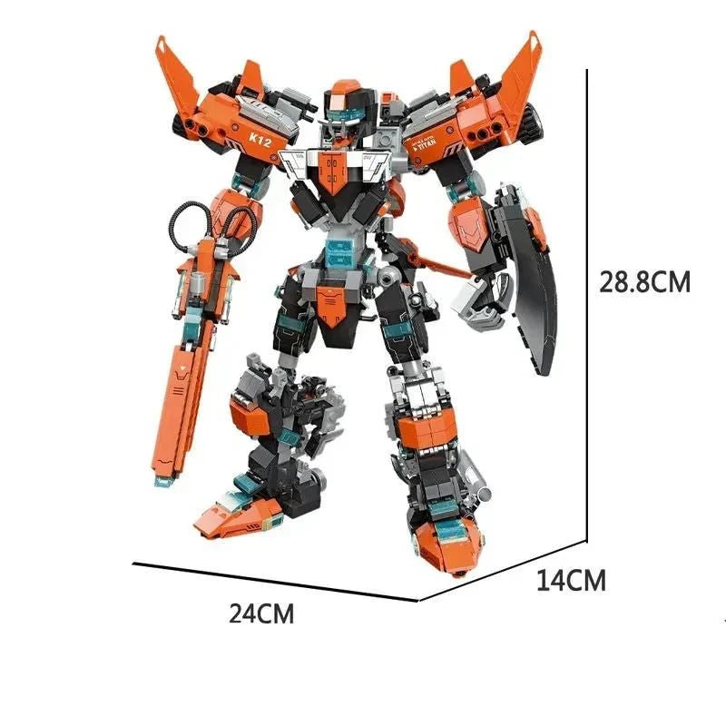 Transformer Titan Knight Mecha Robot Warrior | 996pcs - Power Brickz