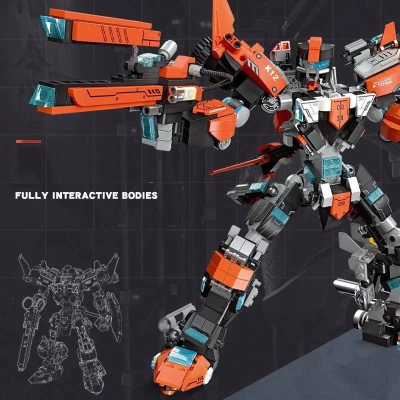 Transformer Titan Knight Mecha Robot Warrior | 996pcs - Power Brickz