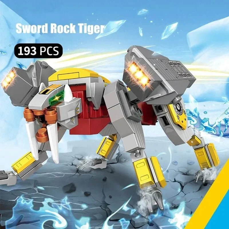 Transforming Mecha Robot Therion Totems Bricks Toy | 868pcs - Power Brickz