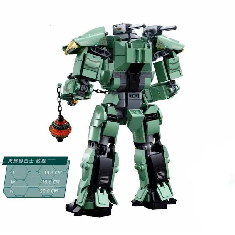 Transforming Mecha Robot Warrior Leader Bricks Toy | 542pcs - Power Brickz
