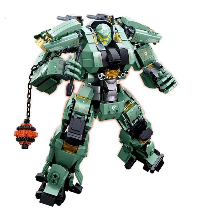 Transforming Mecha Robot Warrior Leader Bricks Toy | 542pcs - Power Brickz