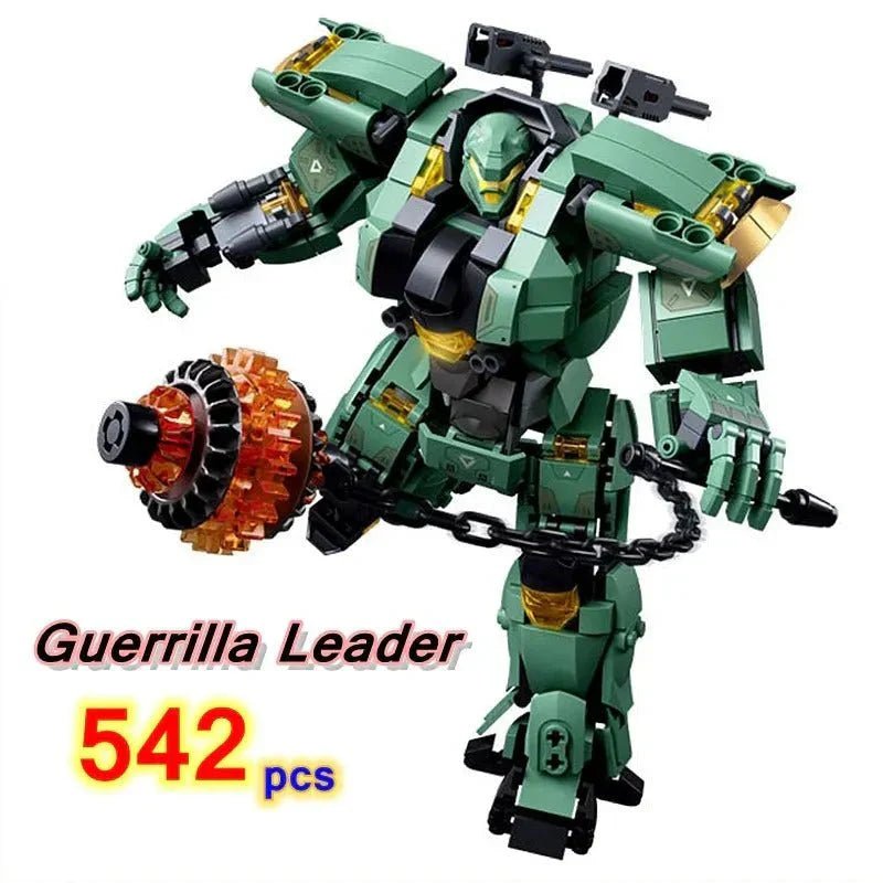 Transforming Mecha Robot Warrior Leader Bricks Toy | 542pcs - Power Brickz
