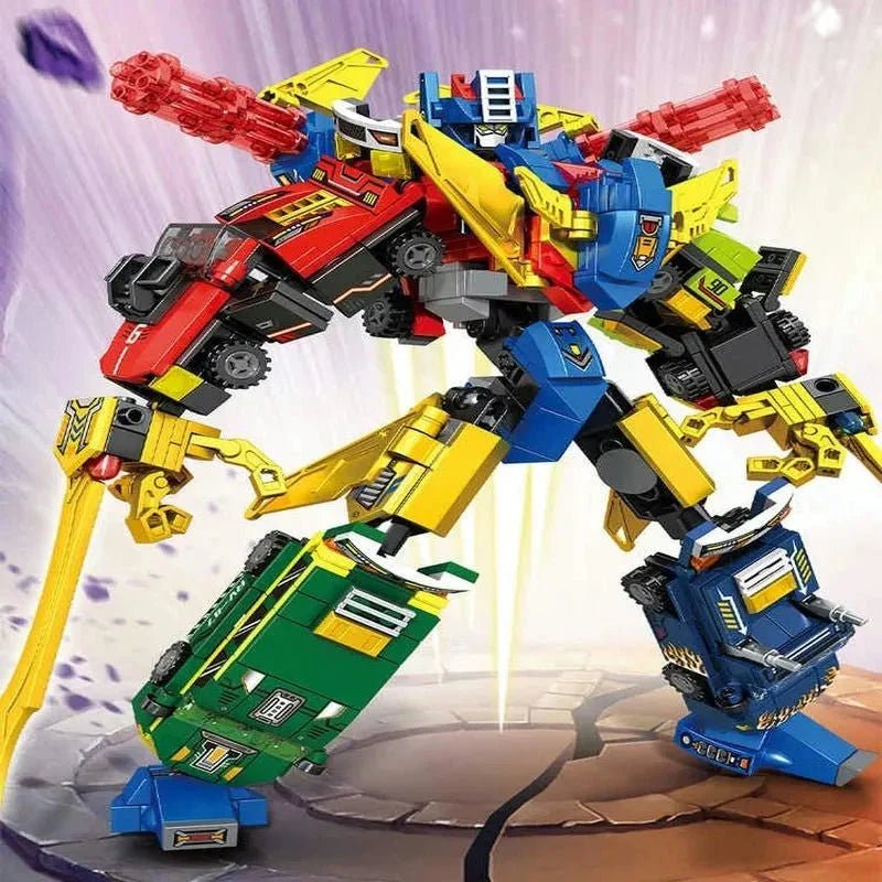 Transforming Super Commander Car Robot Bricks Kids Toys | 766pcs - Power Brickz