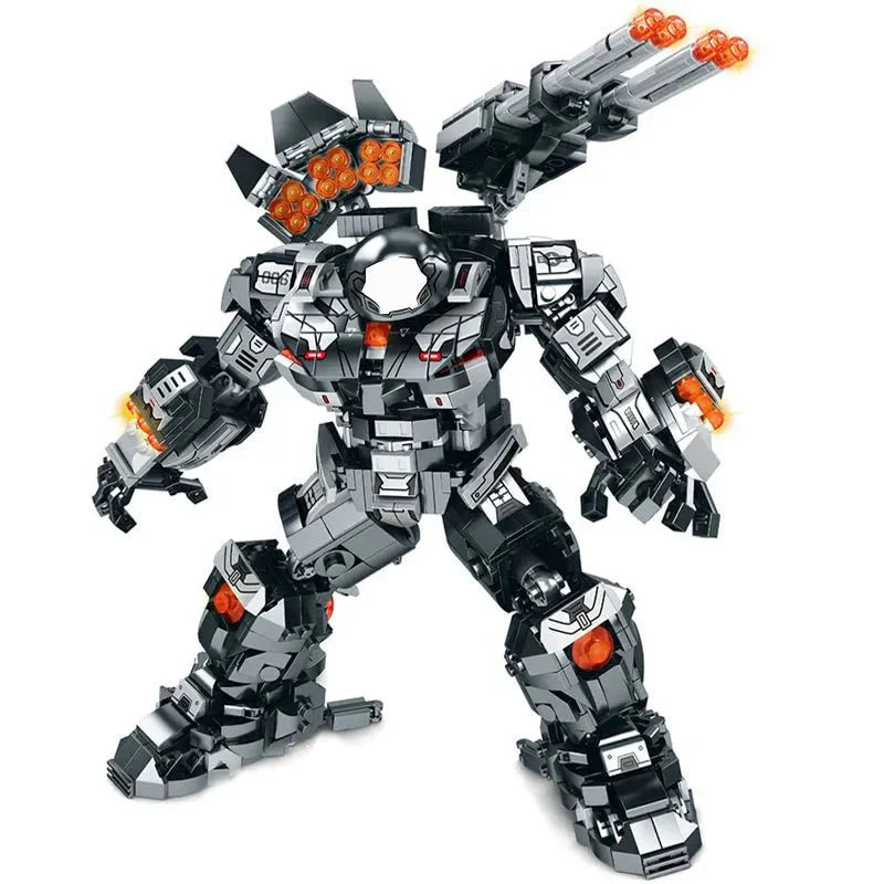 Transforming Super Heroes Steel Mecha Robot Bricks Toy - Building Set | Power Brickz