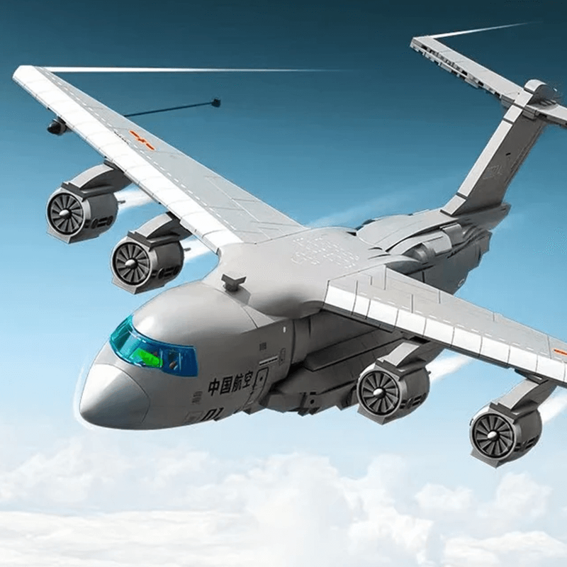 Transport Aircraft - Building Set | Power Brickz