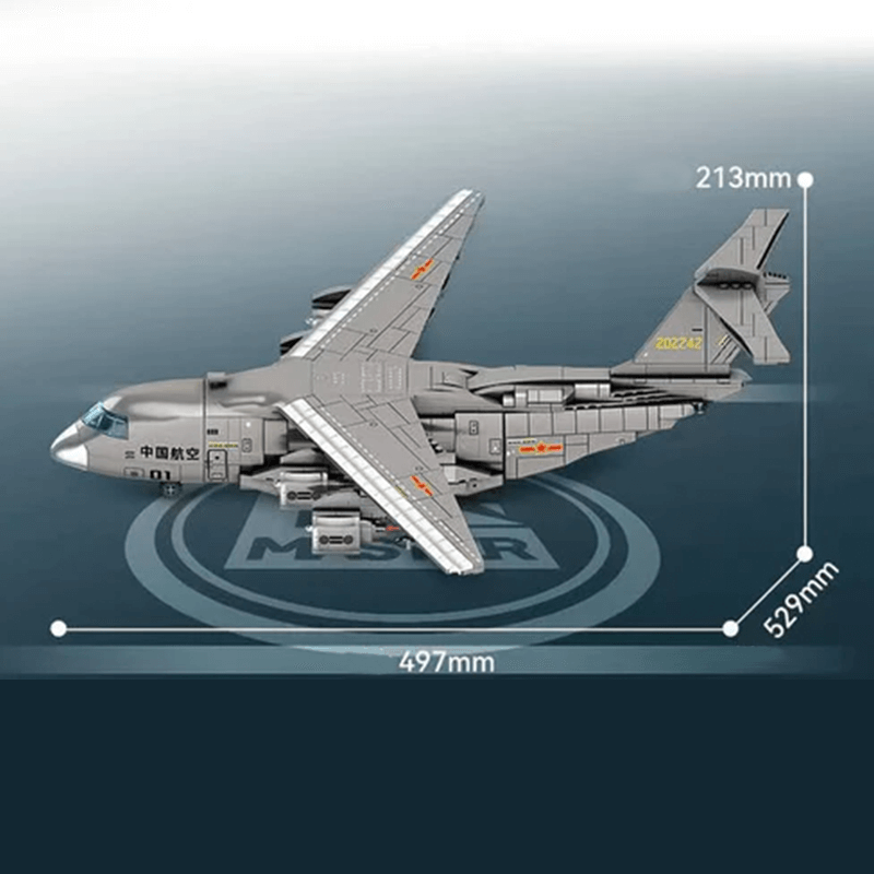 Transport Aircraft - Building Set | Power Brickz