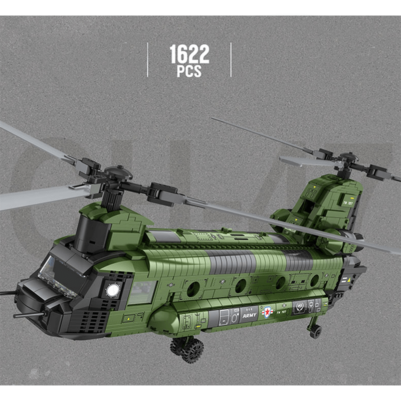Transport Helicopter - Building Set | Power Brickz