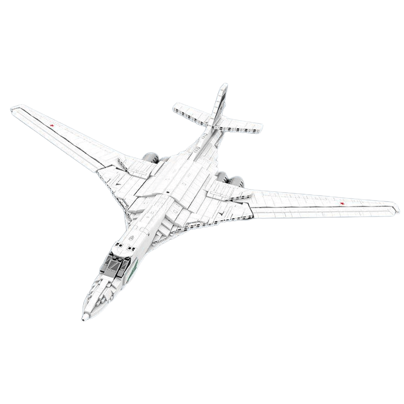TU-160 Strategic Bomber - Building Set | Power Brickz