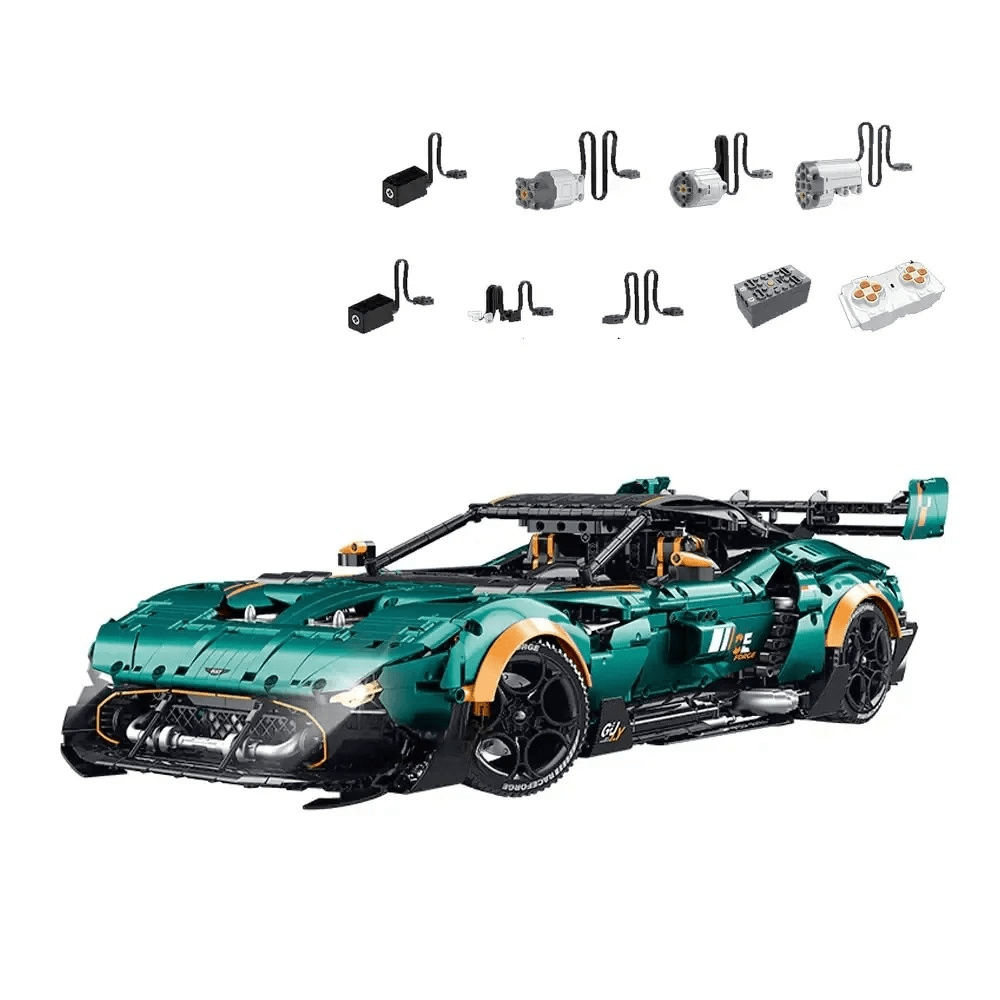 Turbocharged Vantage VGrand Tourer - Building Blocks Set | Power Brickz