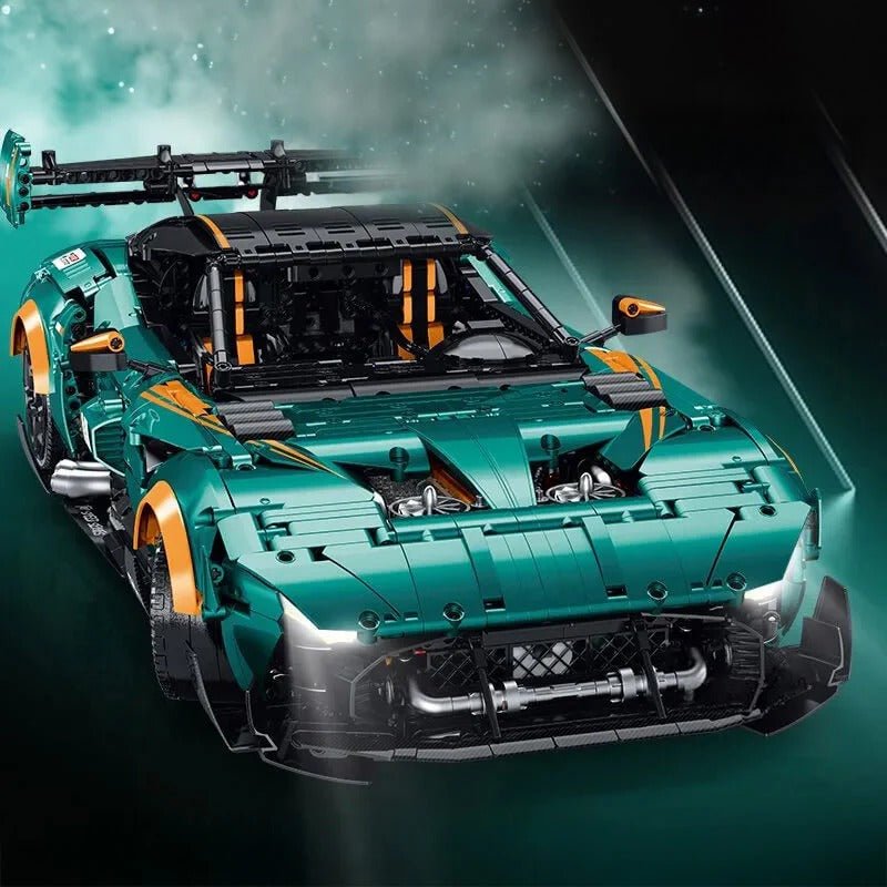 Turbocharged Vantage VGrand Tourer - Building Blocks Set | Power Brickz