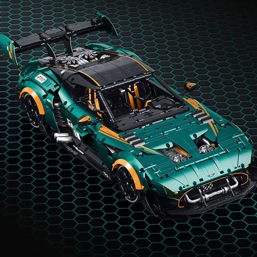 Turbocharged Vantage VGrand Tourer - Building Blocks Set | Power Brickz