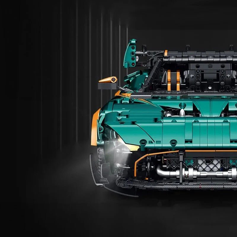 Turbocharged Vantage VGrand Tourer - Building Blocks Set | Power Brickz