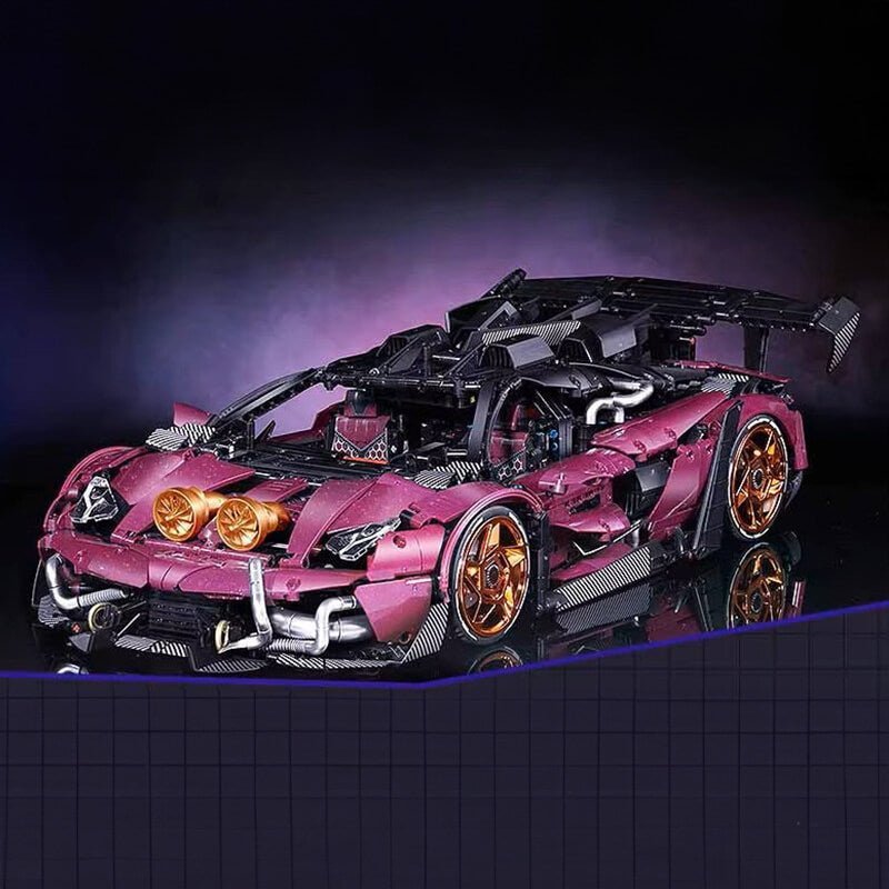 Turbocharged VLP Track Supercar - Building Blocks Set | Power Brickz