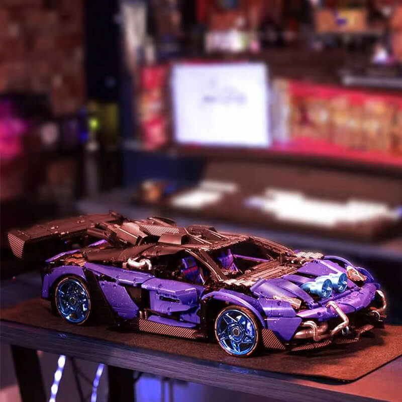 Turbocharged VLP Track Supercar - Building Blocks Set | Power Brickz