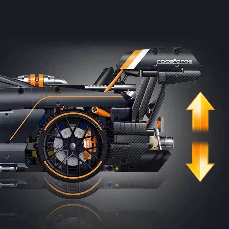 Ultimate Senna GTR Track Hypercar - Building Blocks Set | Power Brickz